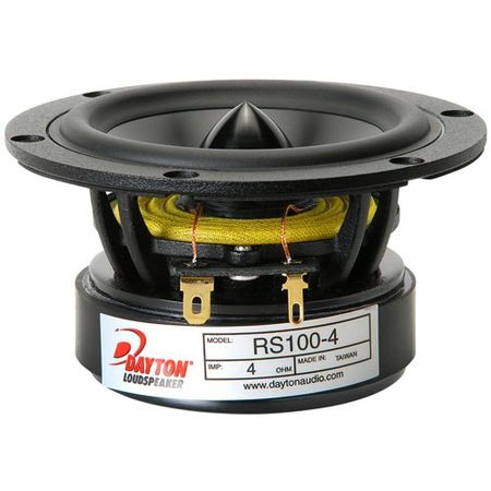 Dayton Audio RS100-4  ryhmässä Kotihifi / Kaiuttimet / Kaiutinelementit, rakennussarjat / 4' @ BRL Electronics (860RS1004)