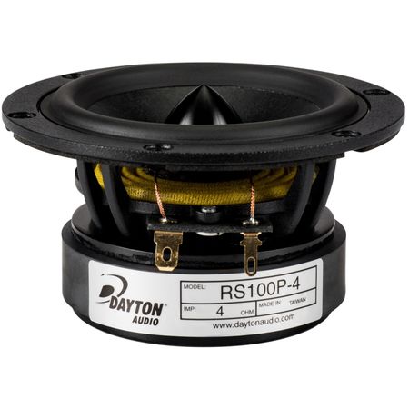 Dayton Audio RS100P-4 4tum ryhmässä Kotihifi / Kaiuttimet / Kaiutinelementit, rakennussarjat / 4' @ BRL Electronics (860RS100P4)