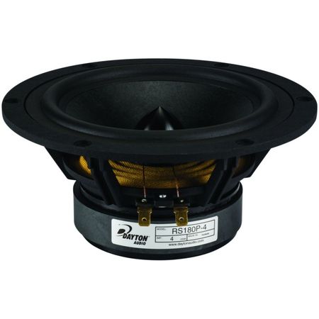 Dayton Audio RS180P-4 7tum ryhmässä Kotihifi / Rakenna itse / Kaiutinelementit @ BRL Electronics (860RS180P4)