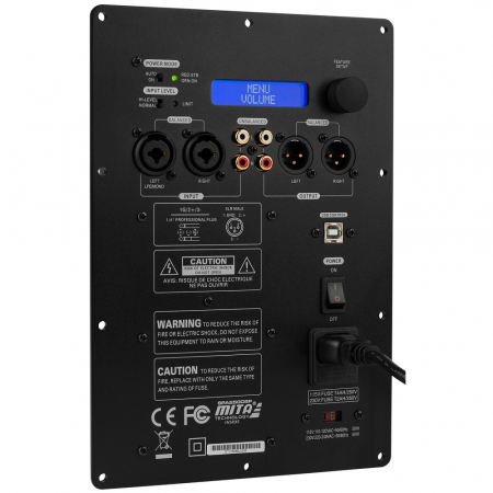 Dayton Audio SPA250DSP ryhmässä Kotihifi / Vahvistimet / Subwoofervahvistimet @ BRL Electronics (860SPA250DSP)