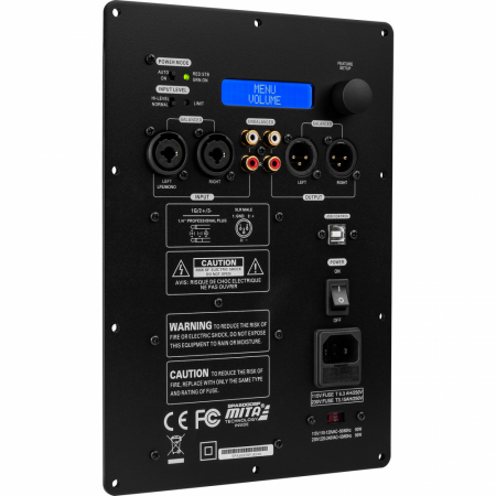 Dayton Audio SPA500DSP ryhmässä Kotihifi / Vahvistimet / Subwoofervahvistimet @ BRL Electronics (860SPA500DSP)