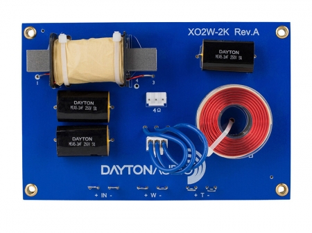 Dayton Audio XO2W-2K ryhmässä Kotihifi / Rakenna itse / Jakosuotimet @ BRL Electronics (860XO2W2K)