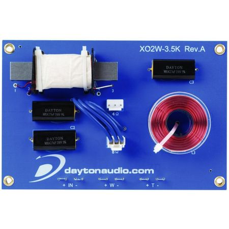 Dayton Audio XO2W-3.5K  ryhmässä Kotihifi / Tarvikkeet / Jakosuotimet @ BRL Electronics (860XO2W35K)
