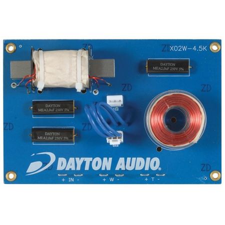 Dayton Audio XO2W-4.5K  ryhmässä Kotihifi / Rakenna itse / Jakosuotimet @ BRL Electronics (860XO2W45K)