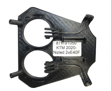 KTM 2020-2023 3D print Lamphållare Nizled till 2xE30F/E40F ryhmässä Autohifi / LED-valaistus / Enduro / Tarvikkeet @ BRL Electronics (871191050)