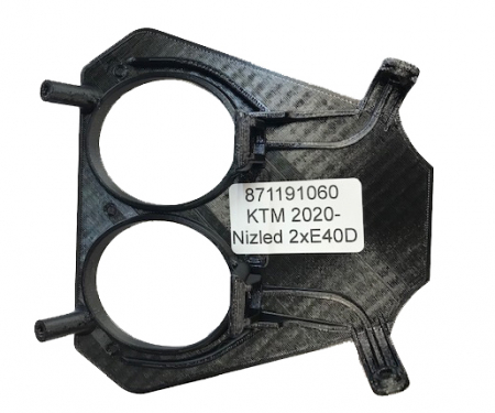 KTM 2020-2023 3D print Lampfäste Nizled 2xR40DRL eller E40D ryhmässä Autohifi / LED-valaistus / Enduro / Mikä sopii moottoripyörääni / KTM / 2020-2023 @ BRL Electronics (871191060)