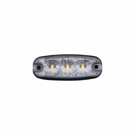 Strands Blixtljus 3 LED, klar lins ryhmässä Autohifi / LED-valaistus / LED-valot / Varoitusvalot @ BRL Electronics (871850201HPA)