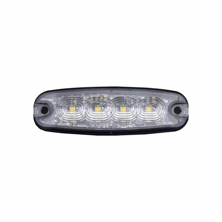 Strands Blixtljus 4 LED, klar lins ryhmässä Autohifi / LED-valaistus / LED-valot / Varoitusvalot @ BRL Electronics (871850202HPA)