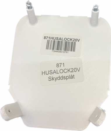 Skyddsplåt lamphus Husqvarna 2020-2023, vit ryhmässä Autohifi / LED-valaistus / Enduro / Mikä sopii moottoripyörääni / Husqvarna / 2020-2023 @ BRL Electronics (871HUSALOCK20V)