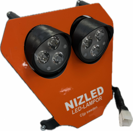 Dubbelkåpa 60w KTM 2020-2023, orange, kallvit 2xE30 NIZLED ryhmässä Autohifi / LED-valaistus / Enduro / Mikä sopii moottoripyörääni / KTM / 2020-2023 @ BRL Electronics (871KTM20E30F)