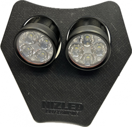 Lampfäste KTM 2024-, med 2st NIZLED 80watt R40DRL kallvit ryhmässä Autohifi / LED-valaistus / Enduro / Mikä sopii moottoripyörääni / KTM / 2024- / 4-tahti @ BRL Electronics (871KTM24R40D2)