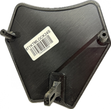 Skyddsplåt lamphus KTM 2024- svart ryhmässä Autohifi / LED-valaistus / Enduro / Mikä sopii moottoripyörääni / KTM / 2024- / 4-tahti @ BRL Electronics (871KTMLOCK24S)