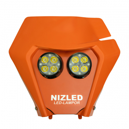 KTM 2020-2023, orange, kallvit 2xE40F (100W) NIZLED lampkåpa ryhmässä Autohifi / LED-valaistus / Enduro / Hjälmkit & lampkåpor @ BRL Electronics (871KTMO20E40F)