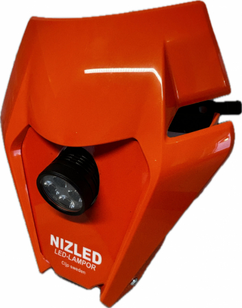 Singelkåpa 40w med batteri till KTM 85cc, NIZLED R40DRL kallvit ryhmässä Autohifi / LED-valaistus / Enduro / Mikä sopii moottoripyörääni / KTM / 2020-2023 @ BRL Electronics (871KTMO20R40DF1)