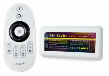 NIZLED Fjärrkontroll och styrbox/dimmer för LED tape vit 12volt ryhmässä Autohifi / LED-valaistus / LED-valot / LED- ja diodinauhat @ BRL Electronics (871LEDVITFJARR)