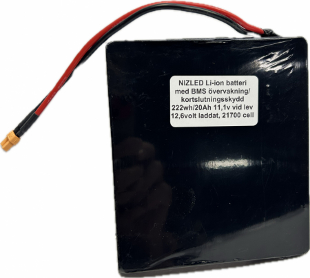 Li-ion batteri 12,6 (11,1v) 20Ah (BMS), (till E30/E60 lampan) ryhmässä Autohifi / LED-valaistus / Enduro / Mikä sopii moottoripyörääni / Beta / 2020- / 2-tahti @ BRL (871LIION2011V)