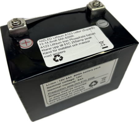 Li-ion Enduro batteri 14 volt 5Ah med A123 cell, (SuperB) passar KTM 2024- ryhmässä Uutuudet @ BRL (871LIION5KTM24)