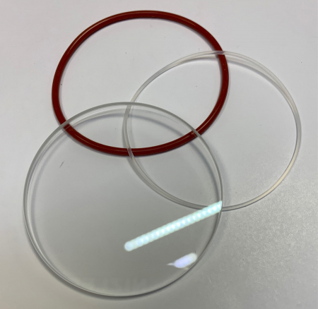 Reservdels glas/o-ring till Nizled R40DRL lampa ryhmässä Autohifi / LED-valaistus / Enduro / Tarvikkeet @ BRL Electronics (871R40DRLGLAS)