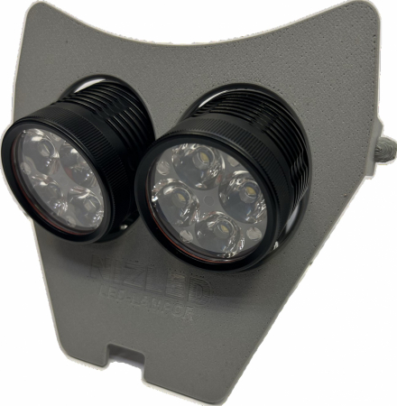 Lampfäste Sherco 2024-, 80w med 2st NIZLED R40DRL ryhmässä Autohifi / LED-valaistus / Enduro / Mikä sopii moottoripyörääni / Sherco / 2024- @ BRL Electronics (871SHERCO24R40D)