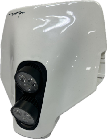 Stark Varg aktiv lampkåpa 2xE30 kallvit, 30watt/6ah vapcell liion batteri, vit ryhmässä Autohifi / LED-valaistus / Enduro / Mikä sopii moottoripyörääni / Stark Varg / 2023- @ BRL (871STARKE2306AH)