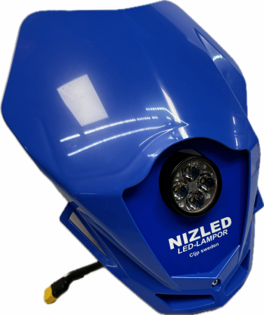 TM Racing 2015-2019, blå, kallvit 1xR40D1 (40W) lampkåpa ryhmässä Autohifi / LED-valaistus / Enduro / Mikä sopii moottoripyörääni / TM Racing / 2015-2019 @ BRL Electronics (871TMB19R40D1)