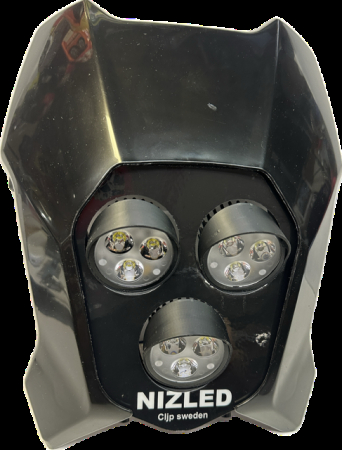 Trippelljus kallvit 105w Triumph 2024-, 3xE306k NIZLED ryhmässä Autohifi / LED-valaistus / Enduro / Mikä sopii moottoripyörääni / Triumph / 2024- osoitteessa BRL (871TRIUMPHS24E30F3)