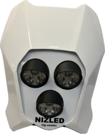 Trippelljus kallvit 120w Triumph 2024-, vit, 3xE406k NIZLED ryhmässä Autohifi / LED-valaistus / Enduro / Mikä sopii moottoripyörääni / Triumph / 2024- osoitteessa BRL (871TRIUMPHV24E40F3)