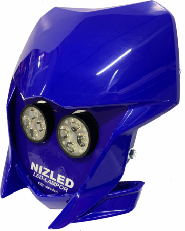 Dubbel lampkåpa 80w Yamaha WR 2019-2024, blå, varmvit 2xE40F5k ryhmässä Autohifi / LED-valaistus / Enduro / Mikä sopii moottoripyörääni / Yamaha / 2019- @ BRL Electronics (871YAMB19E40F5K)