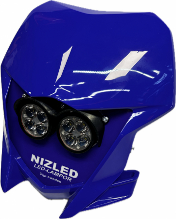 Dubbelkåpa 80w Yamaha blå 2019-2024, NIZLED R40DRL ryhmässä Autohifi / LED-valaistus / Enduro / Mikä sopii moottoripyörääni / Yamaha / 2019- @ BRL Electronics (871YAMB19R40D)