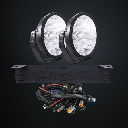 Strands Täydellinen Setti 2X Yukon 2 Lisävalot Flood 9″ LED ryhmässä Autohifi / LED-valaistus / Valosetit ja paketit @ BRL (872270941KIT2)