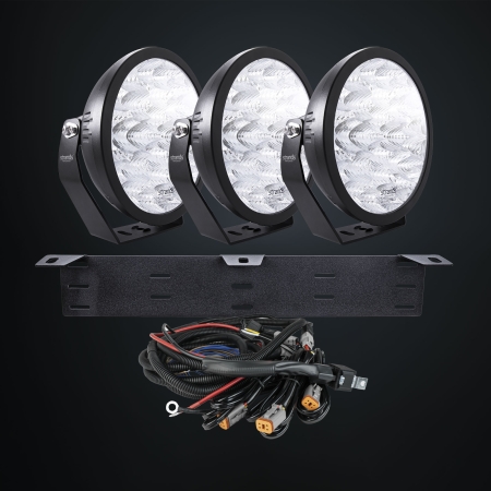 Strands Täydellinen Setti 3X Yukon 2 Lisävalot Flood 9″ LED ryhmässä Autohifi / LED-valaistus / Valosetit ja paketit @ BRL (872270941KIT3)