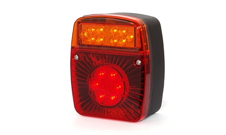 Strands Takolamppu 3-Kammari LED 12/24V, Takavalo/Hidastin/Häikäisyt ryhmässä Autohifi / LED-valaistus / LED-valot / Peruutusvalot @ BRL (872800050)