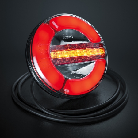 Strands takavalo LED 3-kammio 12-24V, 142 mm halkaisija Pos/Back/Dimm ryhmässä Autohifi / LED-valaistus / LED-valot / Peruutusvalot @ BRL (872800154)
