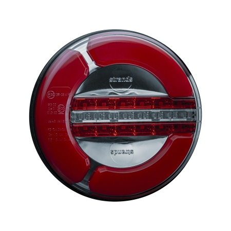 Strands takavalo LED 3-kammio 12-24V, 142 mm halkaisija Pos/Back/Dimm ryhmässä Autohifi / LED-valaistus / LED-valot / Peruutusvalot @ BRL (872800154)