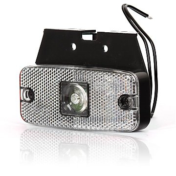 Rantaviivan LED 111X50Mm Valkoinen 12-24V,12-24V E-merkki ryhmässä Autohifi / LED-valaistus / LED-valot / Seisontavalot @ BRL (872800187)