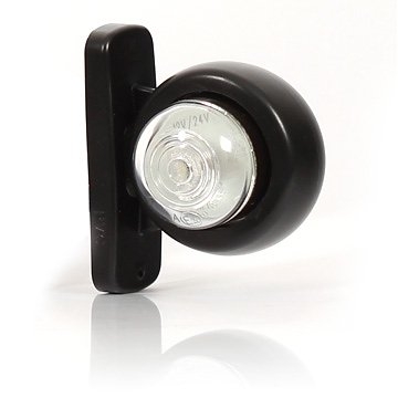 Rantaviivan sijaintivalo, silmämunan etu/taka, 12-24V Valkoinen/Punainen LED ryhmässä Autohifi / LED-valaistus / LED-valot / Seisontavalot @ BRL (872800191)