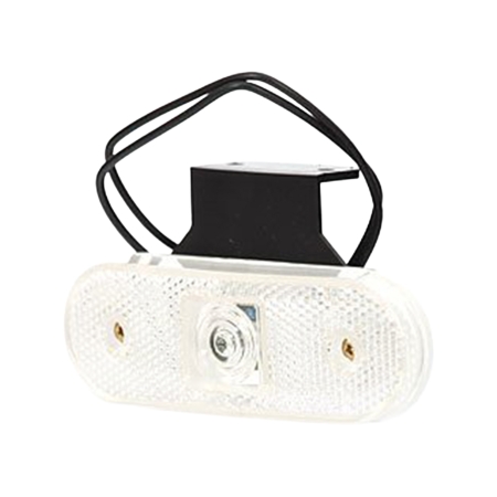 Strands Pos. Vaaleanvalkoinen 12-24V Kiinnikkeellä ja heijastimella. E-merkattu. LED ryhmässä Autohifi / LED-valaistus / Asennustarvikkeet / Heijastin @ BRL (872800194)