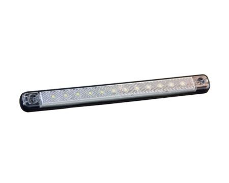 Rantaviivan sijaintivalo Valkoinen LED M Reflex, 12-24V ryhmässä Autohifi / LED-valaistus / Asennustarvikkeet / Heijastin @ BRL (872800257)