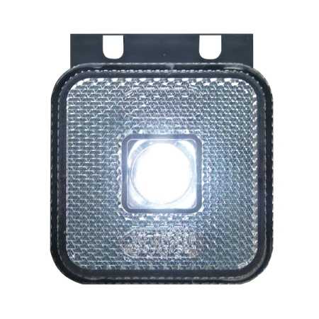 Strands sijaintivalo Valkoinen LED 12-24V, Sisältää kulma-asennustuen E-merkattu ryhmässä Autohifi / LED-valaistus / LED-valot / Seisontavalot @ BRL (872800287)
