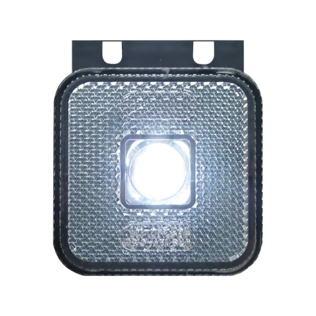 Strands sijaintivalo Valkoinen LED 12-24V, Sisältää kulma-asennustuen E-merkattu ryhmässä Autohifi / LED-valaistus / LED-valot / Seisontavalot @ BRL (872800287)