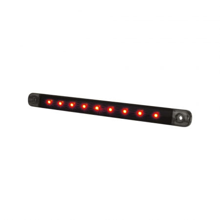 Strands Dark Knight Slim -asennusvalo 9LED, Punainen LED, Kirkas lasi ryhmässä Autohifi / LED-valaistus / LED-valot / Seisontavalot @ BRL (872800333)