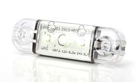 Strands Sivumerkki 3 LED, Kirkas Linssi ryhmässä Autohifi / LED-valaistus / LED-valot / Seisontavalot @ BRL (8728003401)