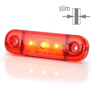 Strands Slim Takapolttimo 3 LED, DT ryhmässä Autohifi / LED-valaistus / LED-valot / Seisontavalot @ BRL (872800341DT)