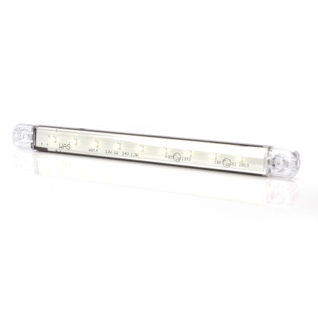 Strands sijaintivalo Valkoinen Slim 9 LED, 9-36V IP68. E-merkattu. ryhmässä Autohifi / LED-valaistus / LED-valot / Seisontavalot @ BRL (872800348)