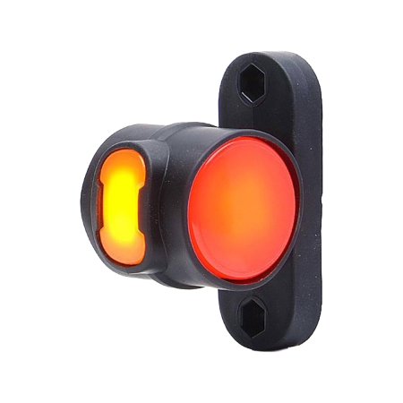 Strands kumikäsivarsi suora, valkoinen, oranssi ja punainen ryhmässä Autohifi / LED-valaistus / LED-valot / Lisävalot @ BRL (872800359)