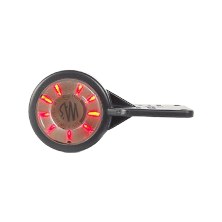 Strands Gummiarm Vit/Röd LED M. Platta, Kirkas lasi. E-merkintä 12-24V ryhmässä Autohifi / LED-valaistus / LED-valot / Lisävalot @ BRL (872800373N)