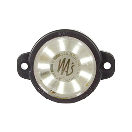 Rantaviivan valkoinen pyöreä sijaintivalo, kirkas lasi. 12-24V ryhmässä Autohifi / LED-valaistus / LED-valot / Seisontavalot @ BRL (872800375N)