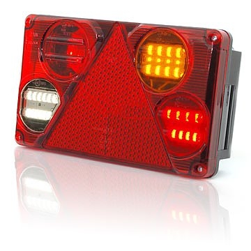 Strands Takavalo Perävaunu 5-Kammare Oikea,12-24V ryhmässä Autohifi / LED-valaistus / LED-valot / Peruutusvalot @ BRL (872800398H)