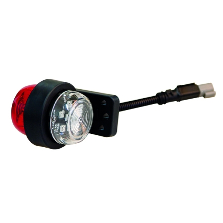 Strands Komplett Kort Gummiarm Sijaintivalo Valkoinen Ja Punainen ryhmässä Autohifi / LED-valaistus / LED-valot / Seisontavalot @ BRL (872800423)