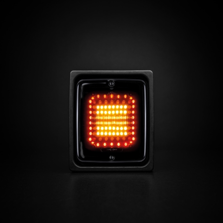 Strands Dark Knight Square Ize LED, Takaluukku/Jarru/ vilkkuvalo ryhmässä Autohifi / LED-valaistus / LED-valot / Peruutusvalot @ BRL (872800630)